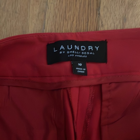 Laundry by Shelli Segal red pants - Picture 3 of 5